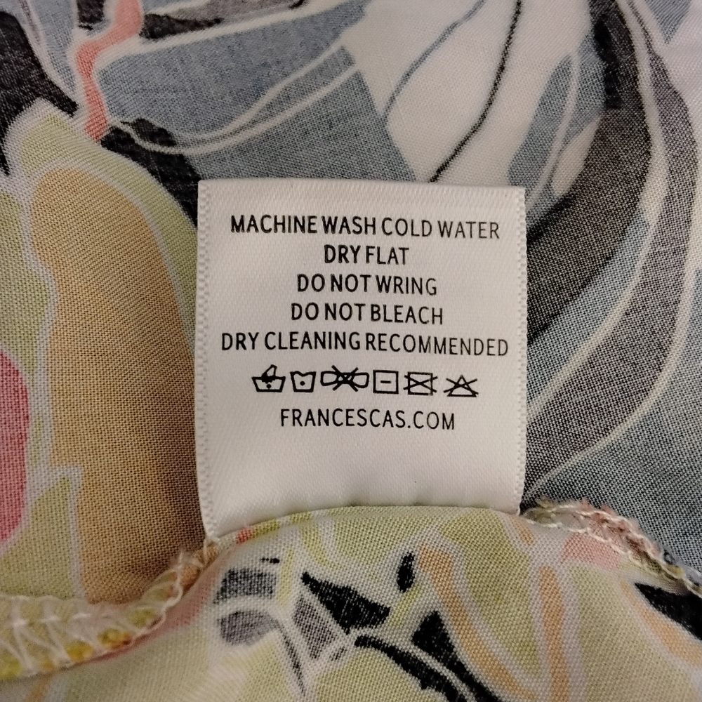 Alya For Francesca's Women's S Wrap Floral Multicolor High Low Lightweight Skirt - Picture 7 of 7